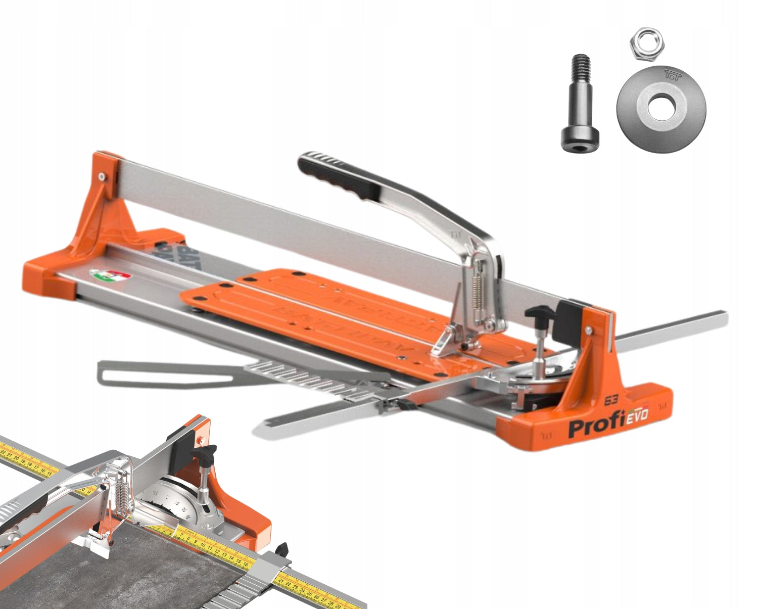 Professional manual tile cutter 60 - 63cm BATTIPAV PROFI EVO 63