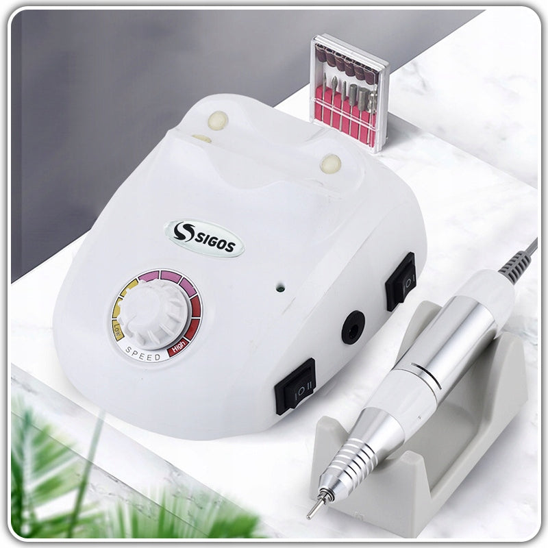 Professional nail milling machine 65W 30000 RPM + cutters Manufacturer code SIGOS FREZARKA DO PAZNOKCI 65W