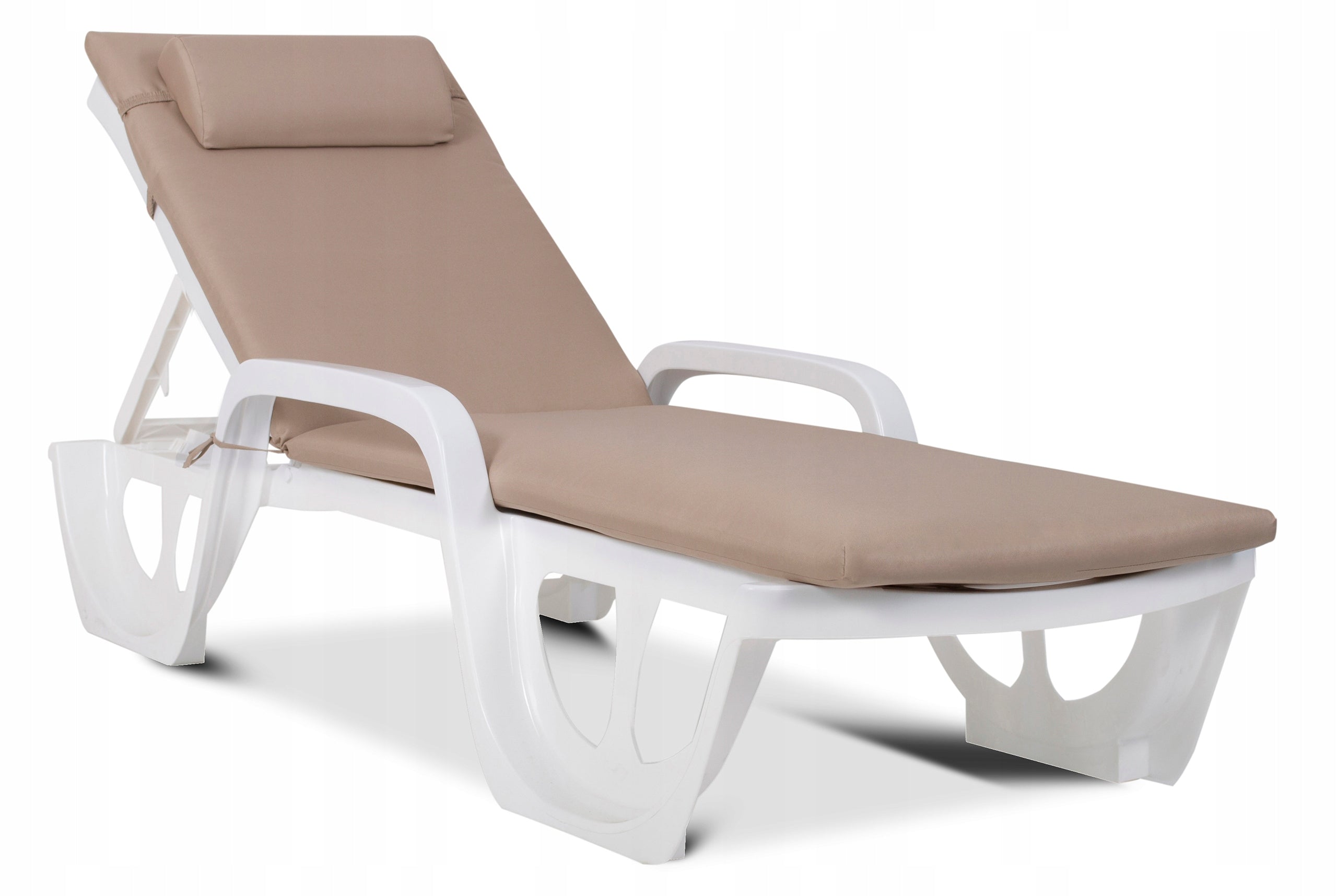 Profiled pool couch FLORIDA white SPA Brand no brand