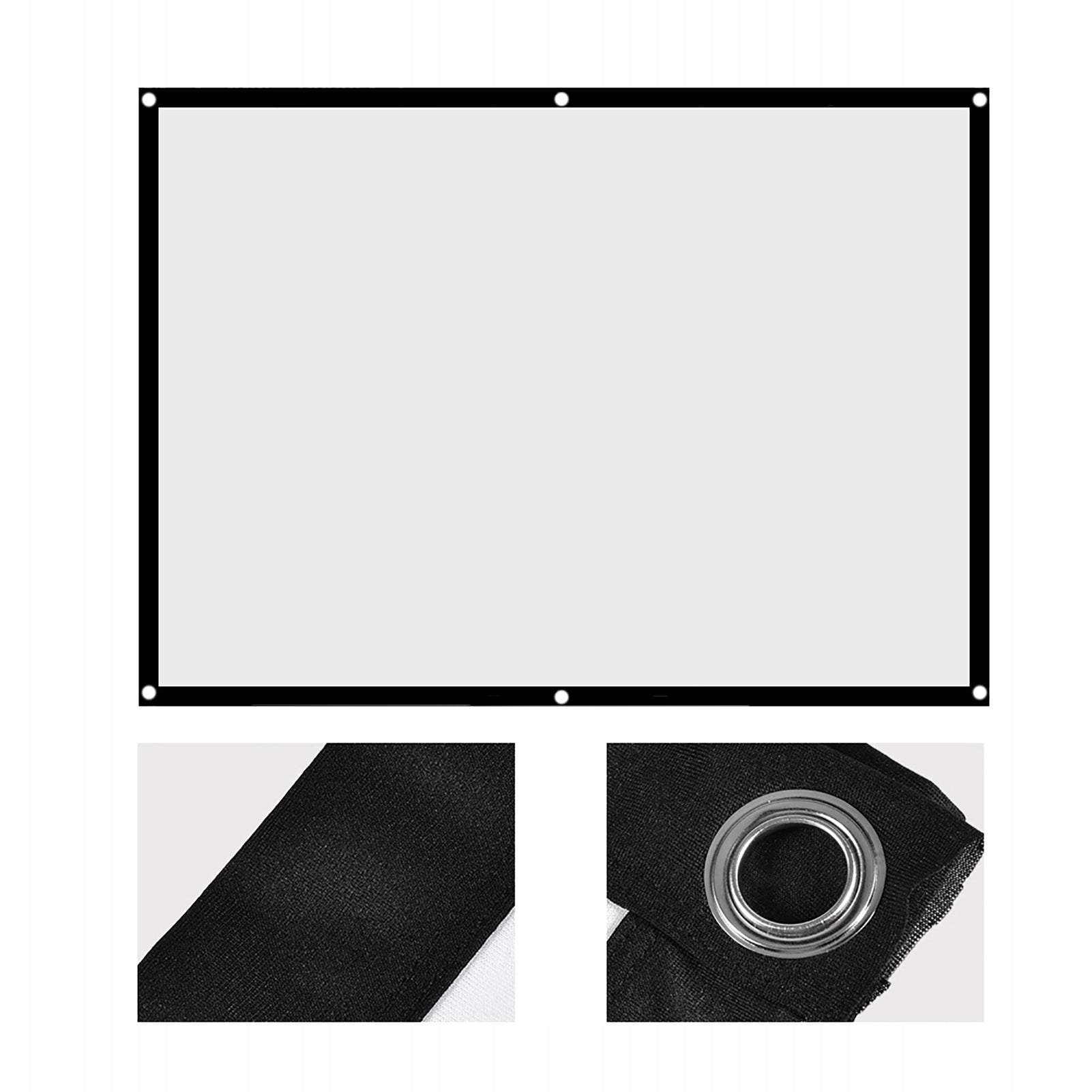 Projection Screen 84 Inch Portable Folding 171X128CM