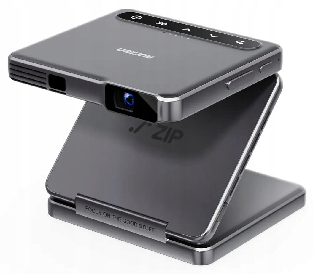 Projector AURZEN Zip Tri-Fold Mini HD (1280 x 720), 100 ANSI lumen grey