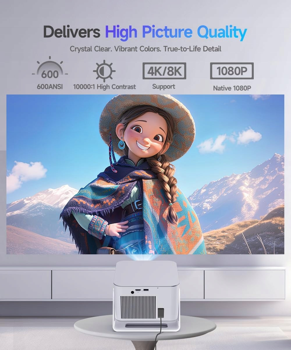 Projector-LED Projector 4K Keystone Ultra Short Focal Alwtniet HY350MAX Manufacturer code 801712