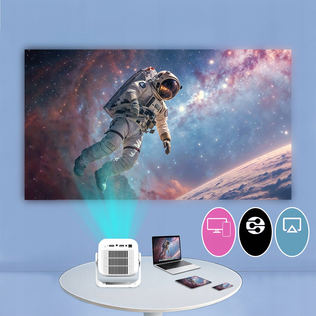 Projector Multimedia projector Android LED 450 ANSI FHD 4K CIRON TP300 Manufacturer code TP300 NTV