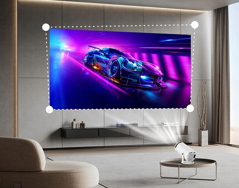 Projector Portable Android Smart Mini TV 4K LED Speaker WIFI Packaging status original