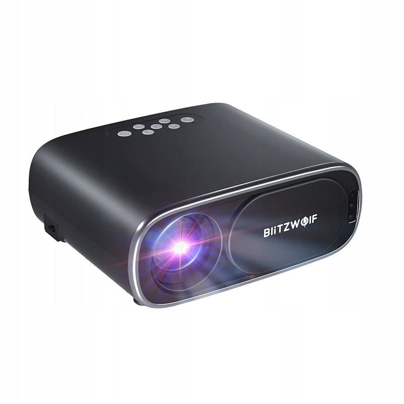 Projector / Projector LED BlitzWolf BW-V4 1080p, Wi-Fi + Bluetooth (Black) Model BW-V4