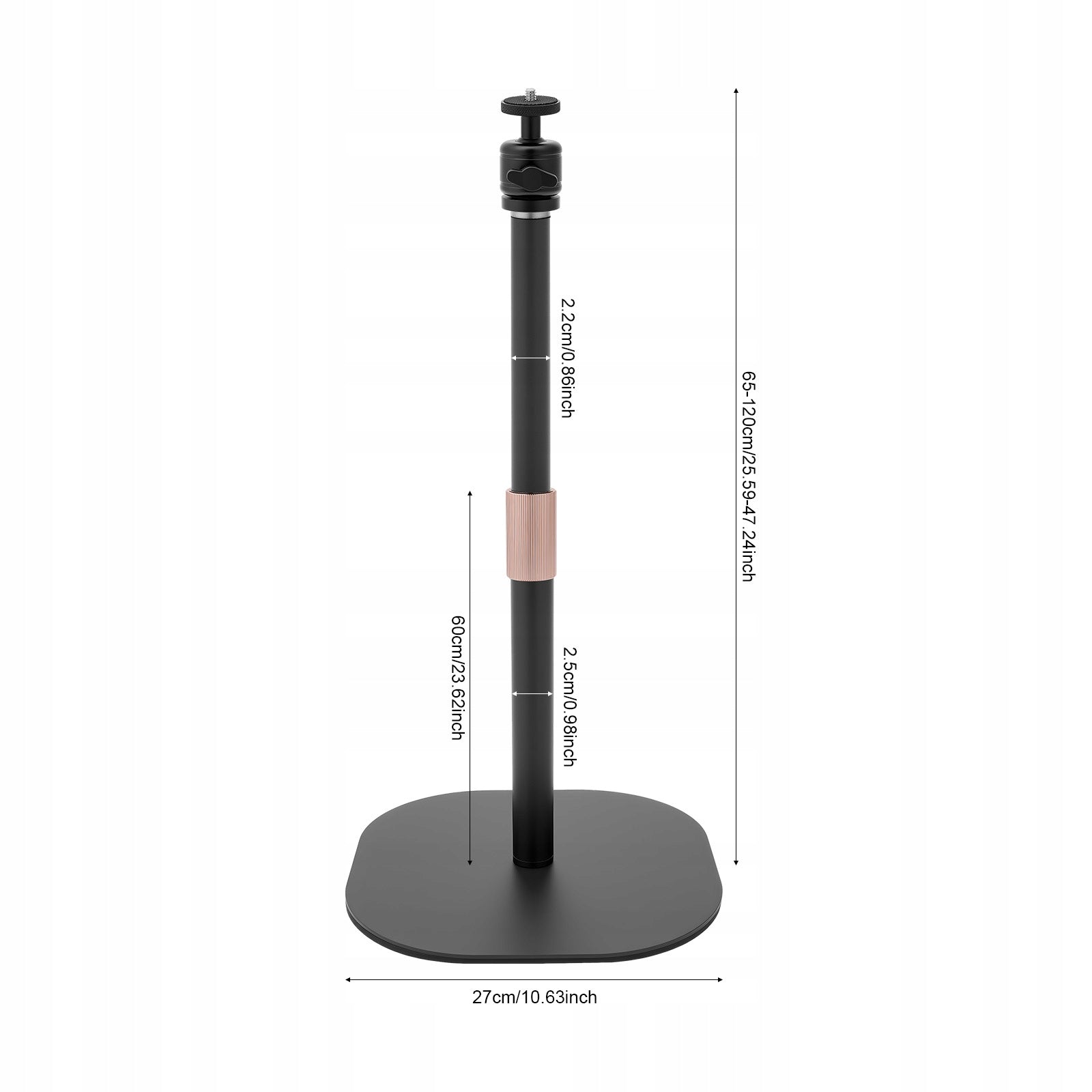 Projector Stand 360° Swivel Adjustable Height Projector Mount 65-120cm Packaging status original