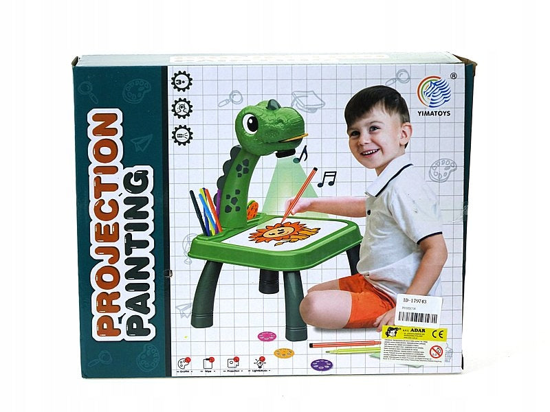 Projector with accessories Adar - Dinosaur green Kid's age 3+ years