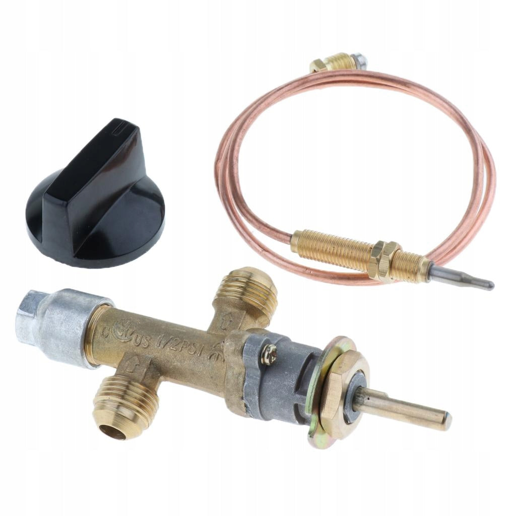 Propane gas furnace control valve with te
