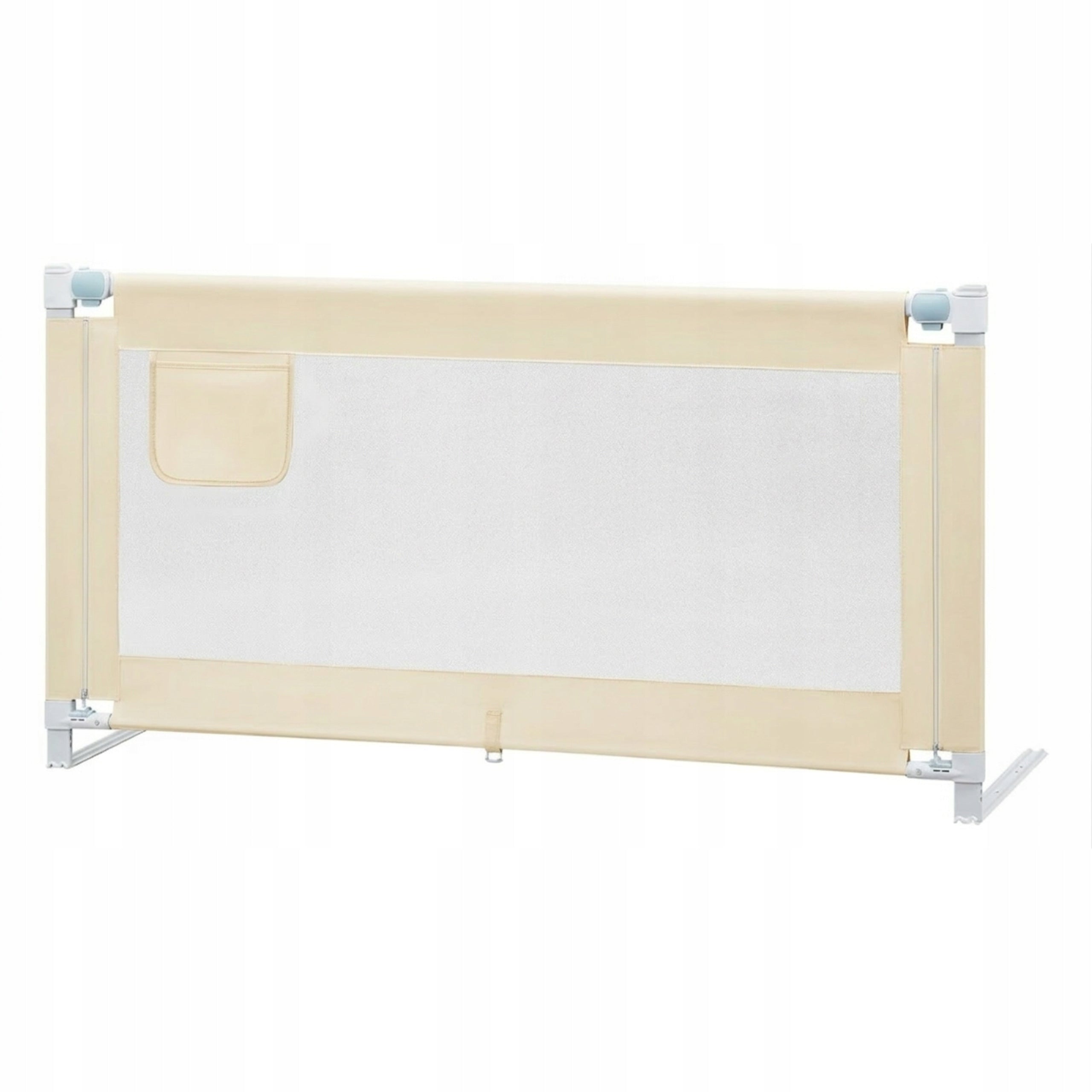 Protective Barrier For Safety Bed With Mesh Folding For Children