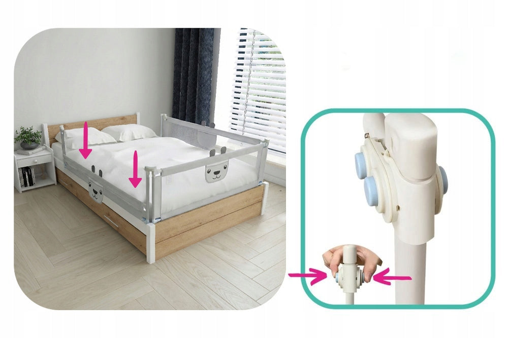 Protective Barrier for Bed 180cm Protection Cover for Children Playpen Manufacturer code PupyHou_180
