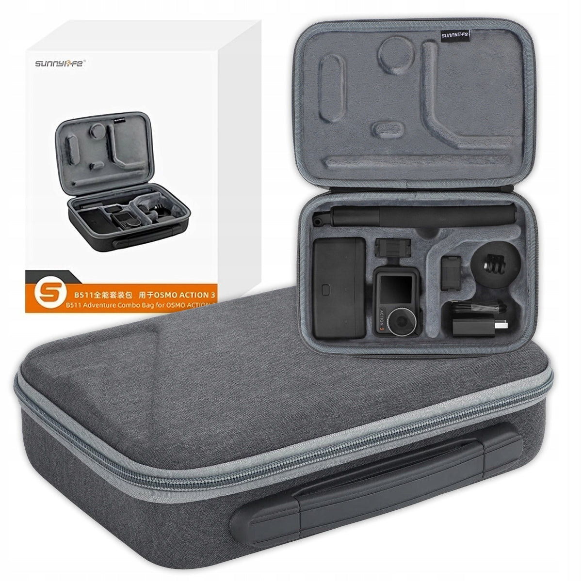 Protective Case Bag for DJI Osmo Action 3/4/5 PRO Adventure Combo