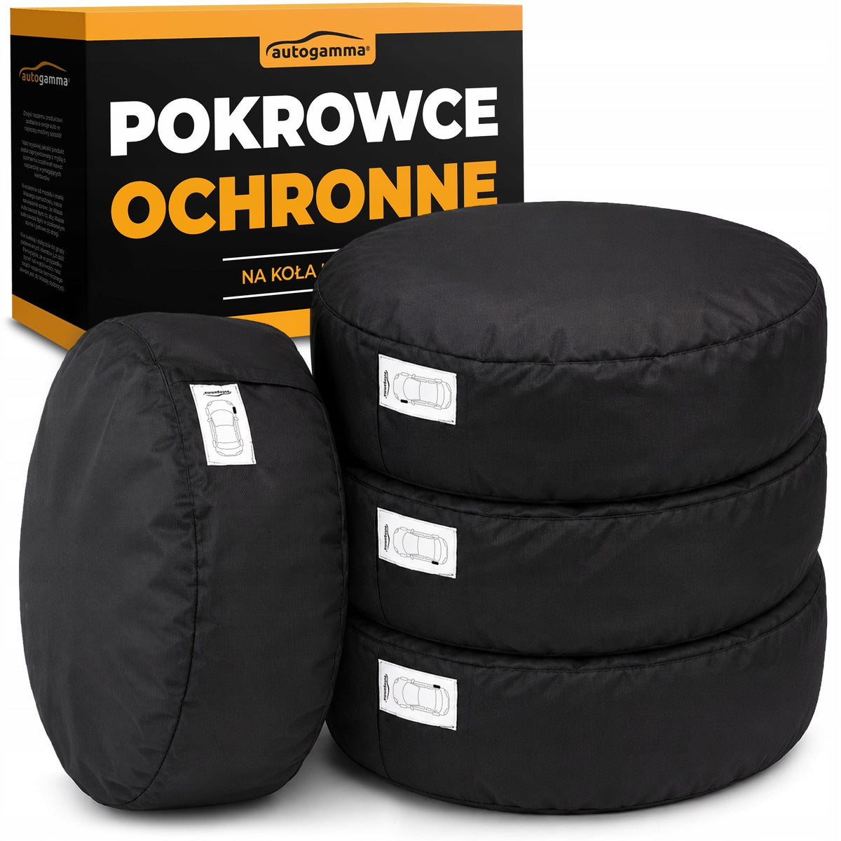 Protective Covers Wheel Bags Tyres 17 - 20" Cali Set of 4
