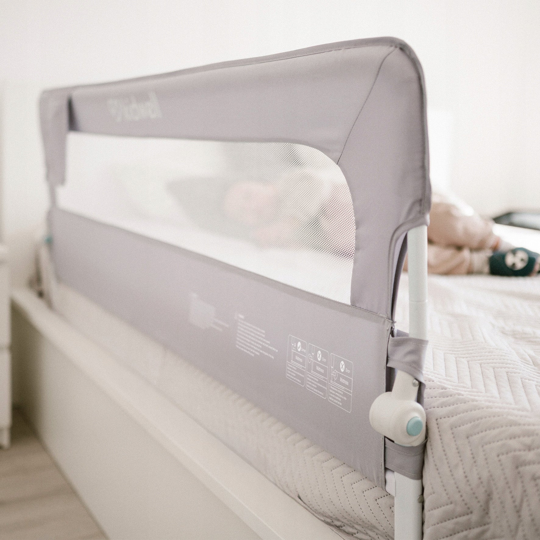 Protective barrier for bed KIDWELL Cori 150 cm extensions high safe Number of pieces 1 pcs