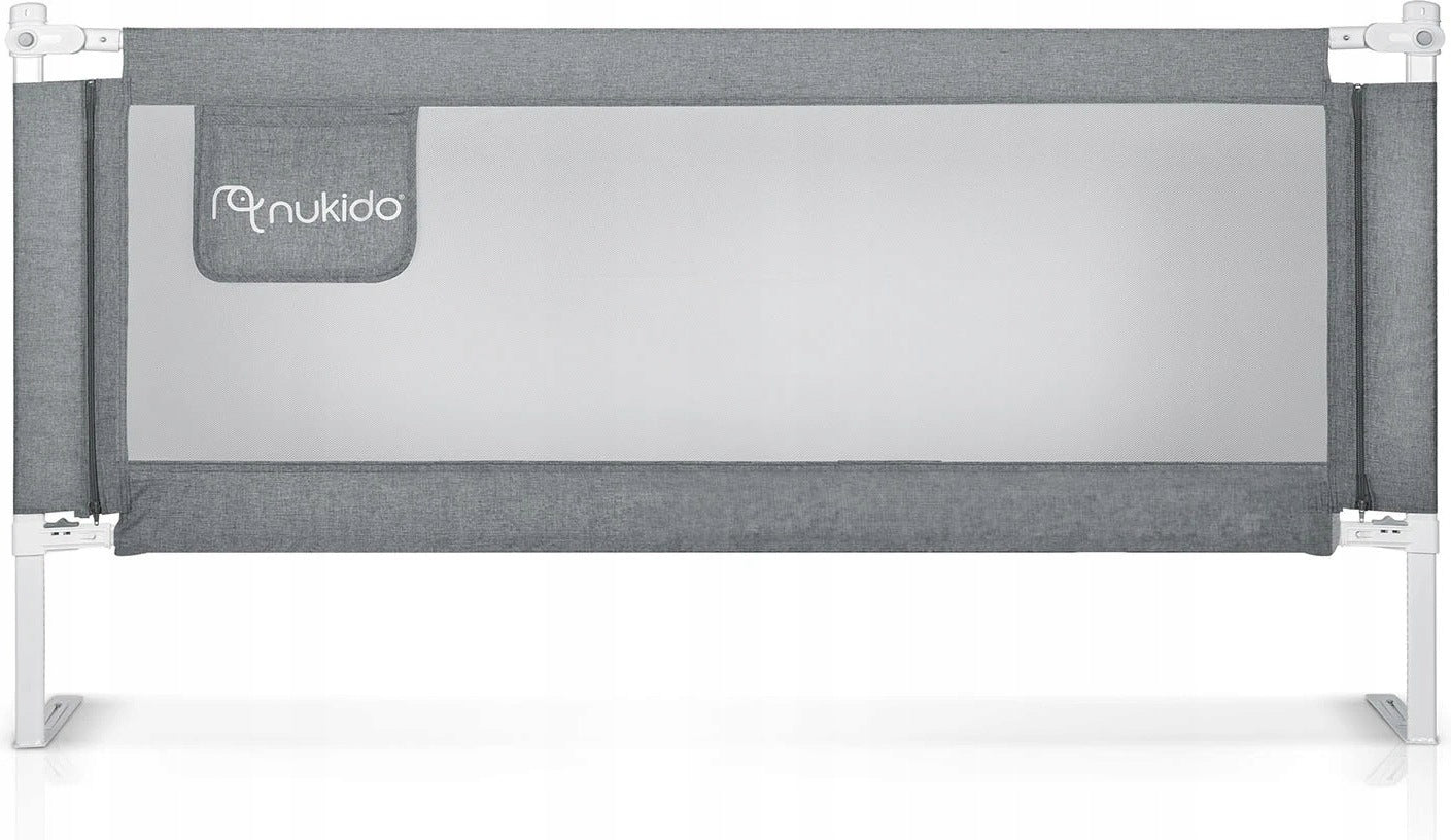 Protective barrier for bed Nukido NK-227 grey 160 cm Manufacturer code NK-227