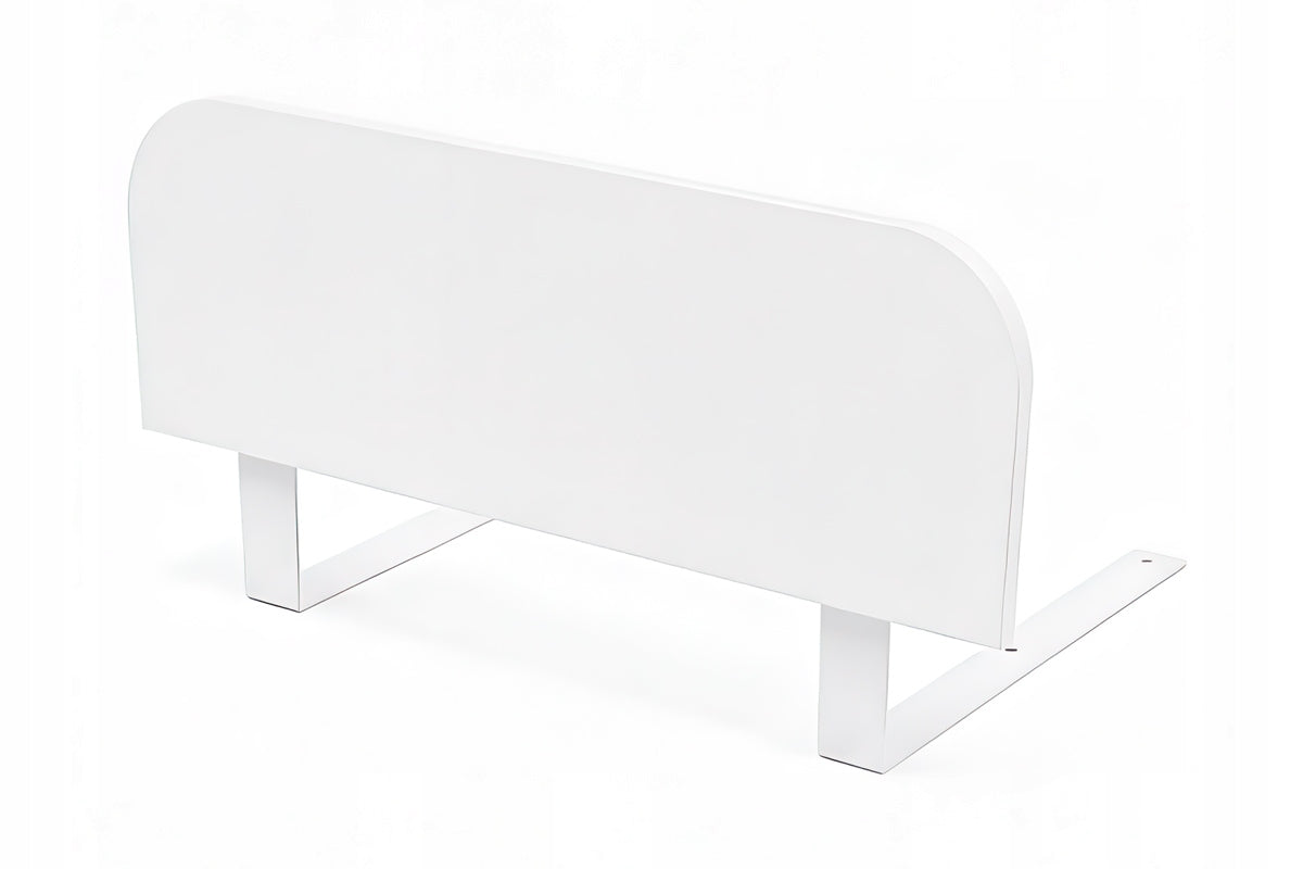 Protective barrier for bed white 120 cm Protection against falling out