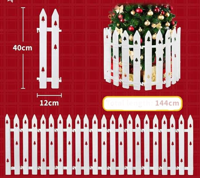 Protective fence collar for Christmas 12x40cm plastic 12 pcs Manufacturer code X002BU2AC1