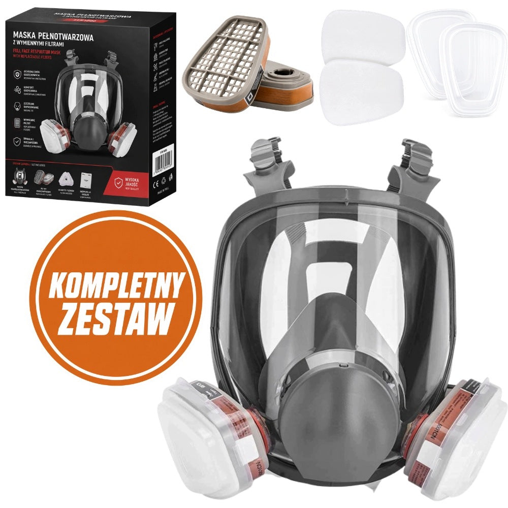 Protective full face mask OHS full FILTERS set SET L