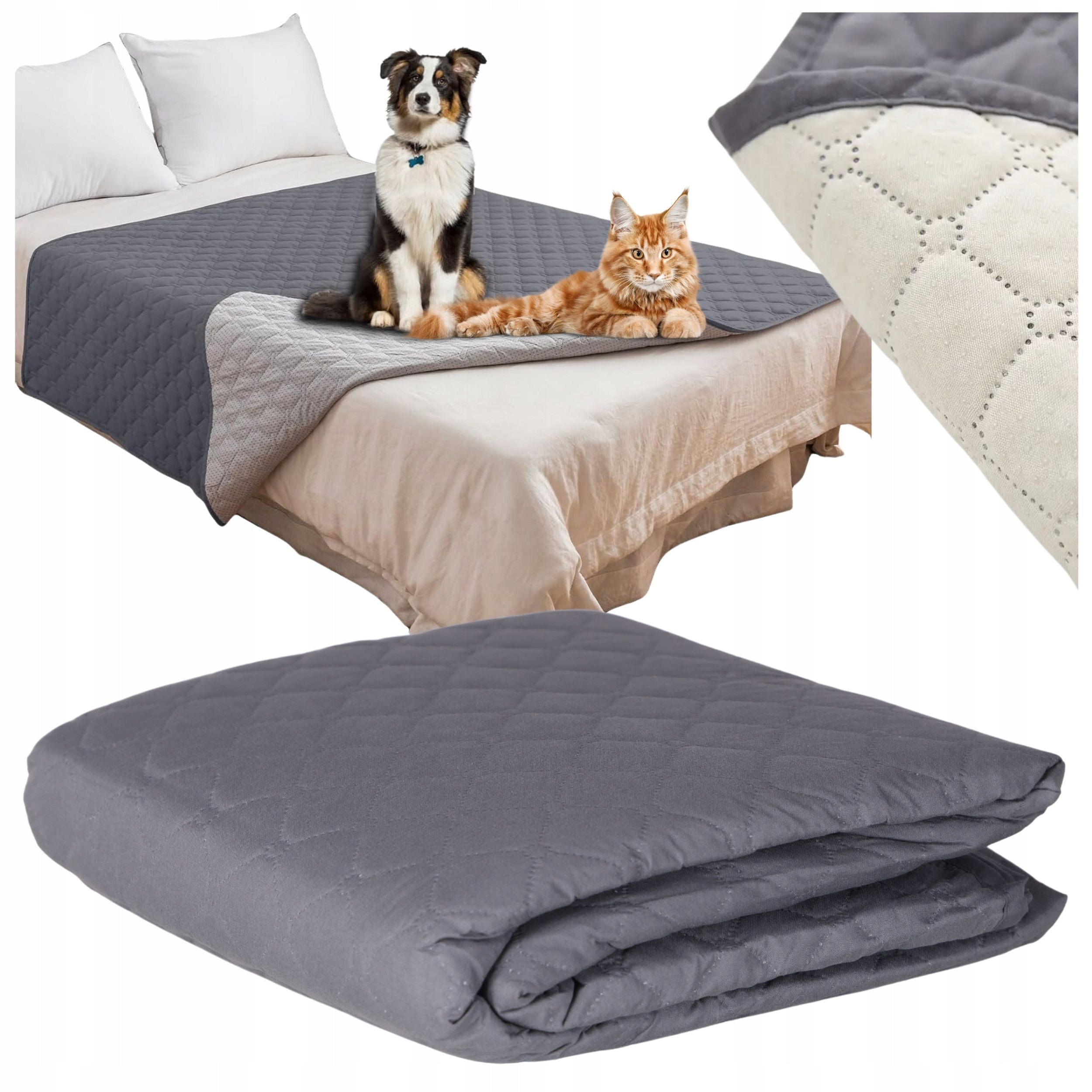 Protective mat for dog bedspread anti-slip waterproof 210x130cm Packaging status original