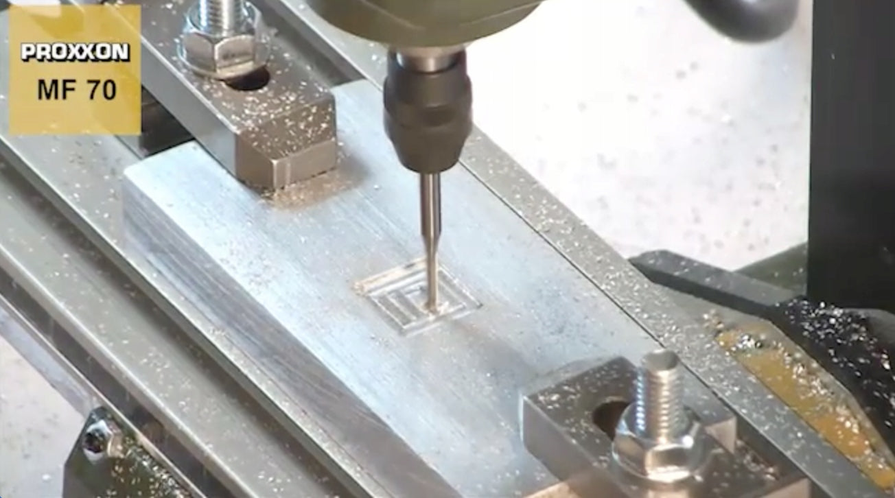 Proxxon 27 110 table specialty milling machine MF 70 Power supply mains