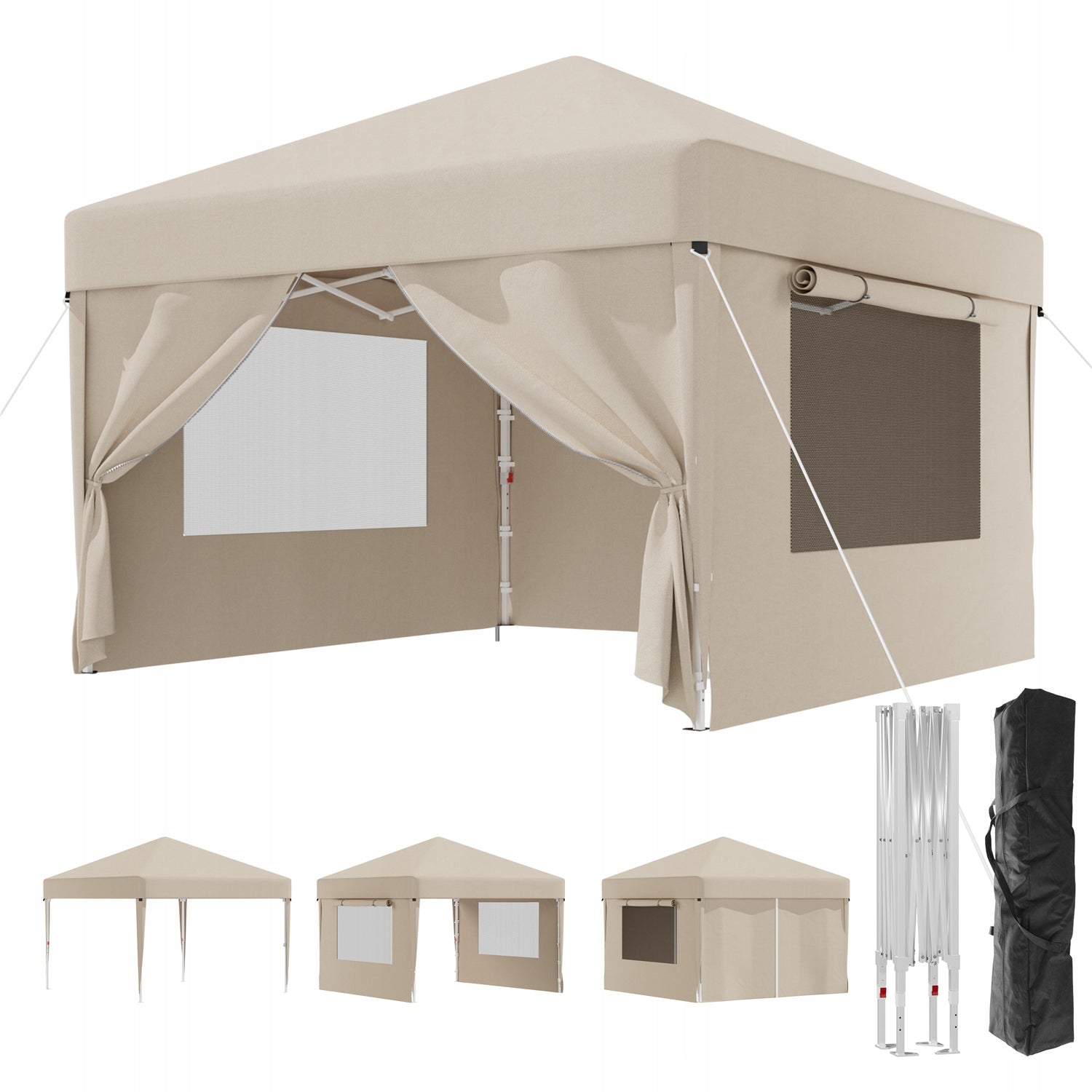 Przenośny namiot ogrodowy Wszystkie akcesoria w zestawie szybki montaż Type tent