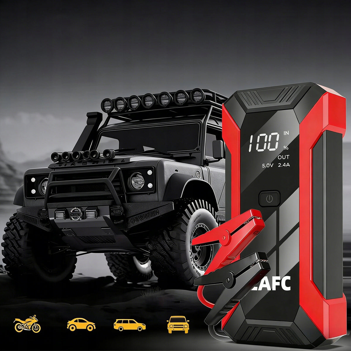 Przenośny rozrusznik awaryjny Jump Starter 2000A Powerbank 26800mAh Manufacturer code Jump Starter