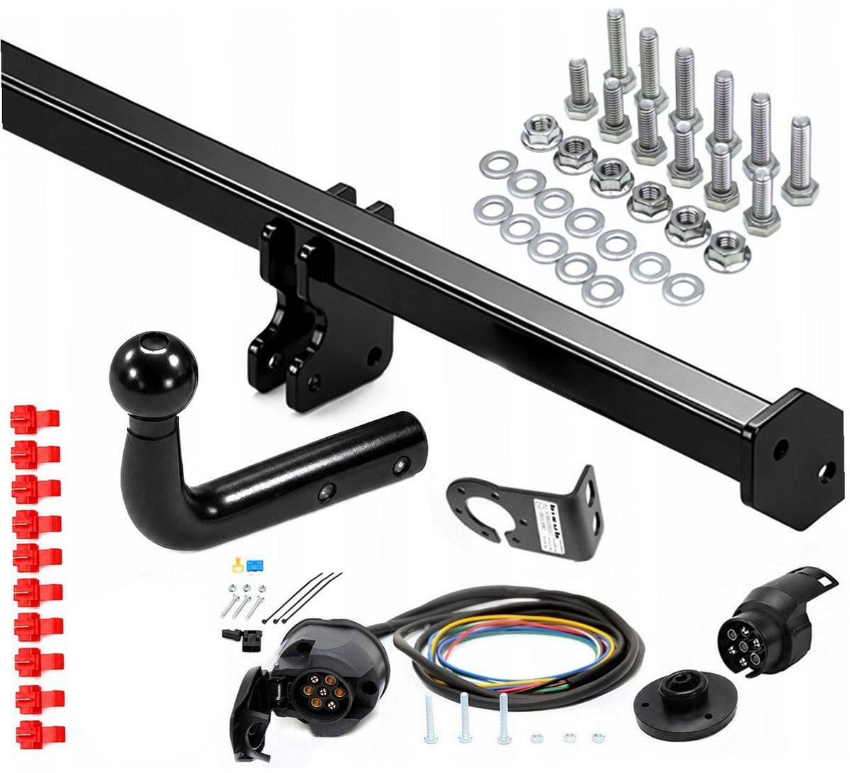 Pull 1600kg TOWING HOOK Citroen Berlingo II2 from 2008 2023 beam 7-PIN