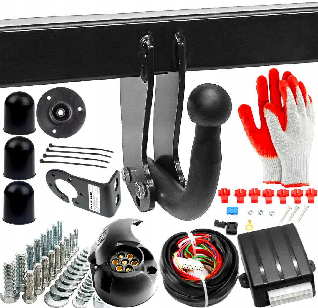Pull 1650kg TOWING HOOK Opel Zafira B II beam 7 PIN with module