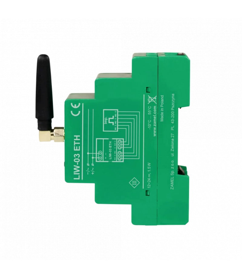 Pulse Counter 3-Channel Ethernet + Wi-Fi LIW-03 ETH Zamel SUPLA Packaging status original
