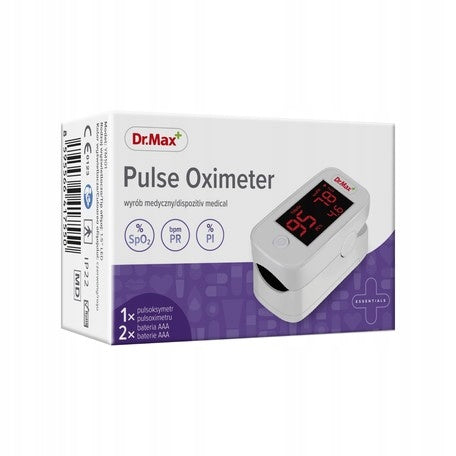 Pulse Oximeter Dr.Max finger pulse crimeter Color white