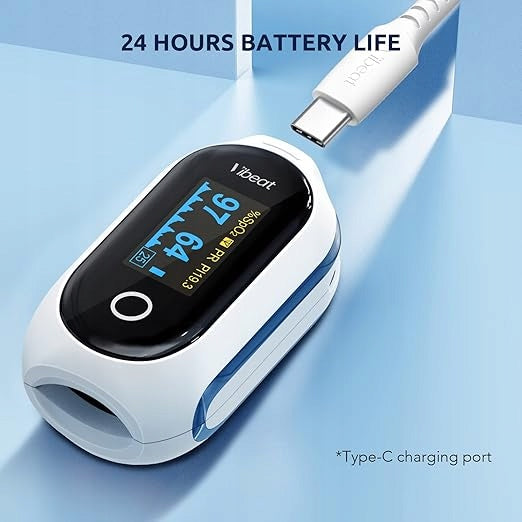Pulse Oximeter for Sleep, Bluetooth Vibeat Manufacturer code Pulsoksymetr do snu, Bluetooth Vibeat