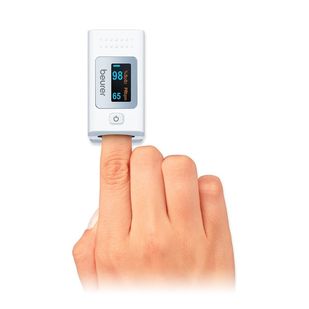Pulse oximeter Beurer PO35 white Medical device type medical device or in-vitro diagnostic medical device
