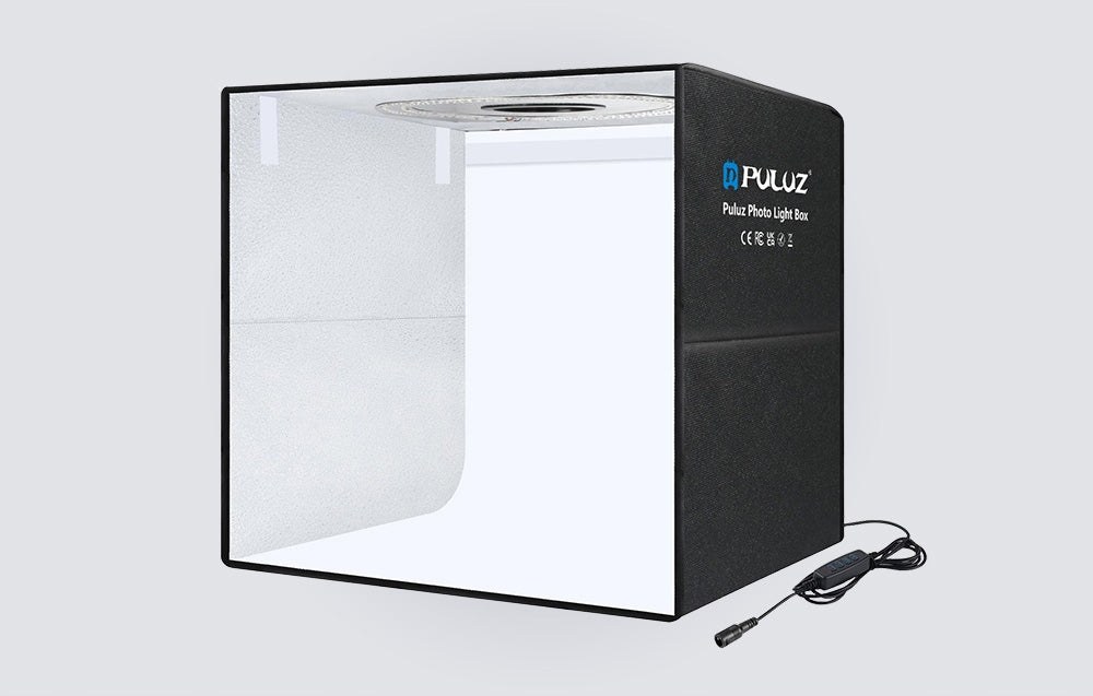 Puluz Shadowless Tent for Product Photography 3200 – 6500 K 50cm Packaging status original