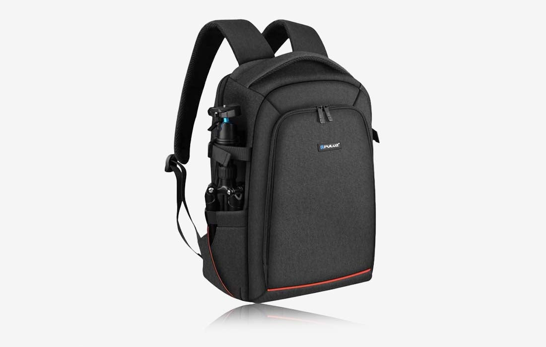 Puluz Spacious Waterproof Material Photo Backpack With Compartments Color black