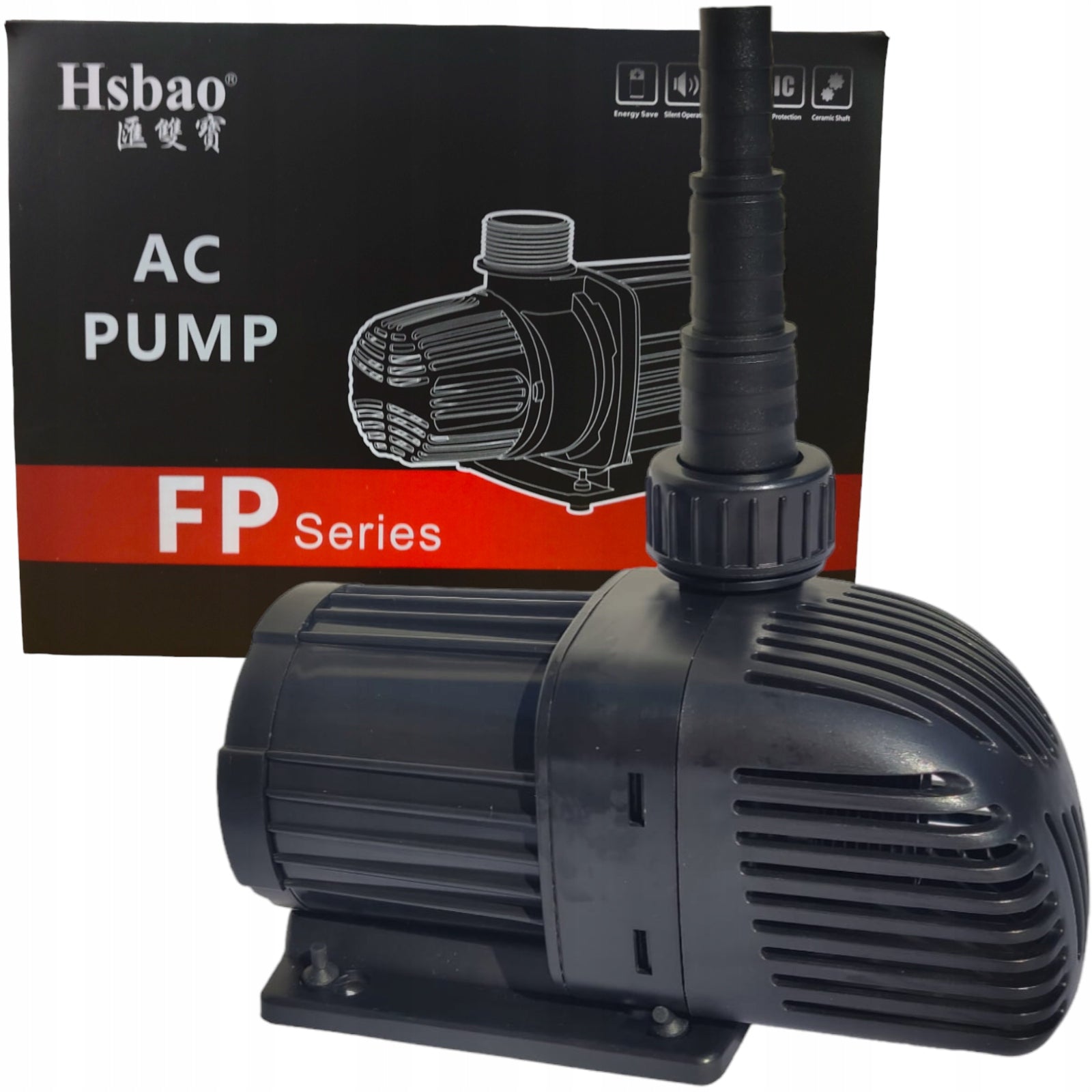 Pump for pond water fountain cascade Hsbao FP-4000 35W EFFICIENT h=3,5m Manufacturer Hsbao