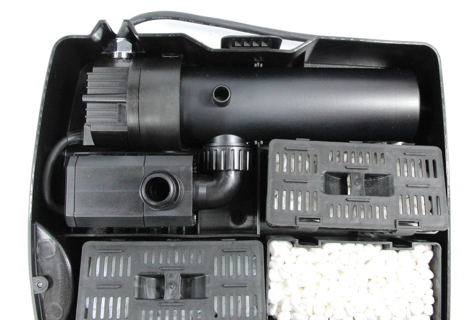 Pump fountain 2000l/h 3in1 filter UV-C lamp against algae SUNSUN CUF-5000 Additional information water filtration