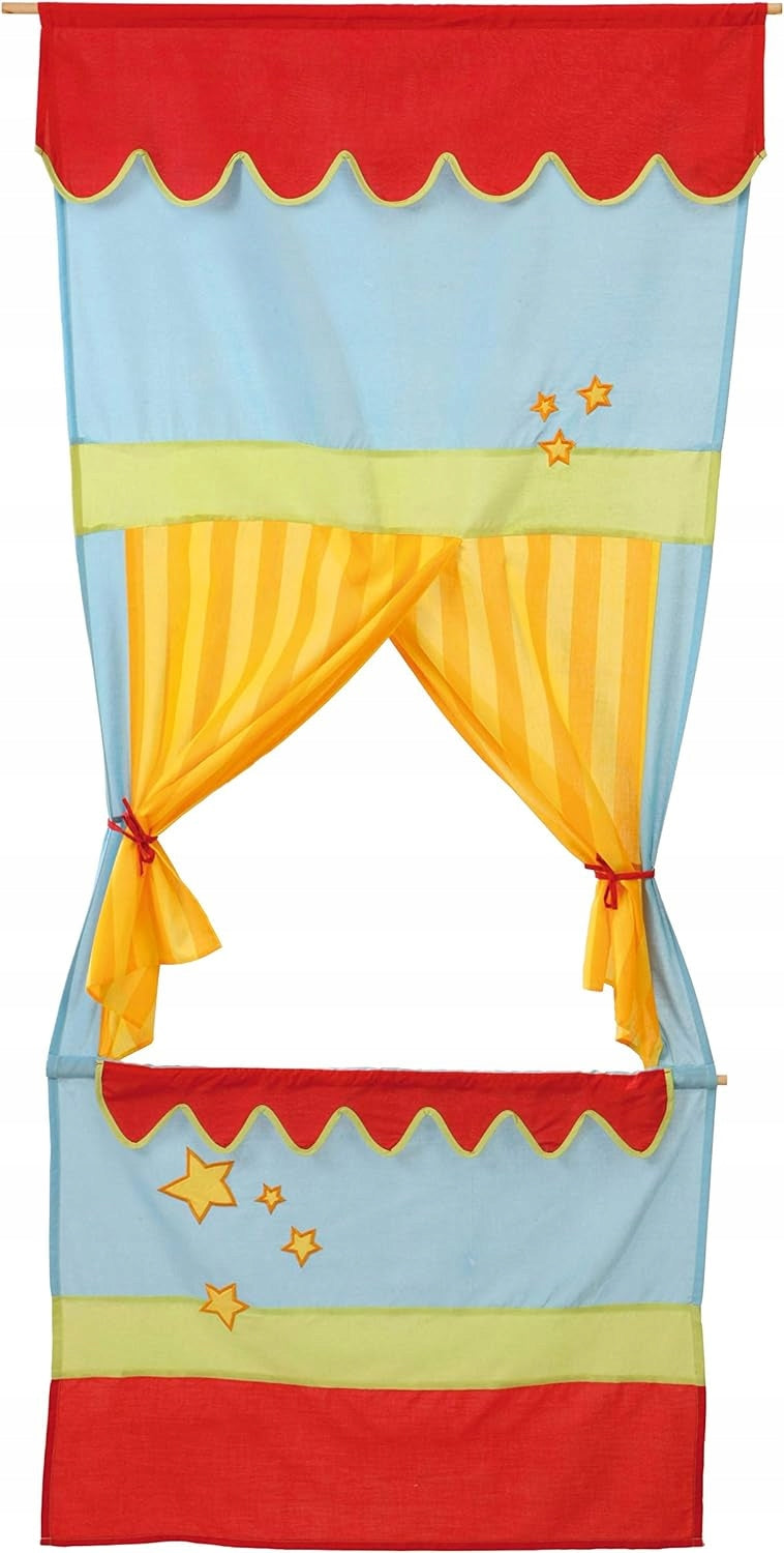Puppet Theatre for Door Frame 86 x 173 cm For Children for Performance