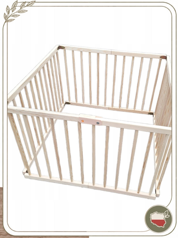 Puppy dog fence playpen FOLDING for home 2in1 wooden enclosure 360x61 Packaging status original