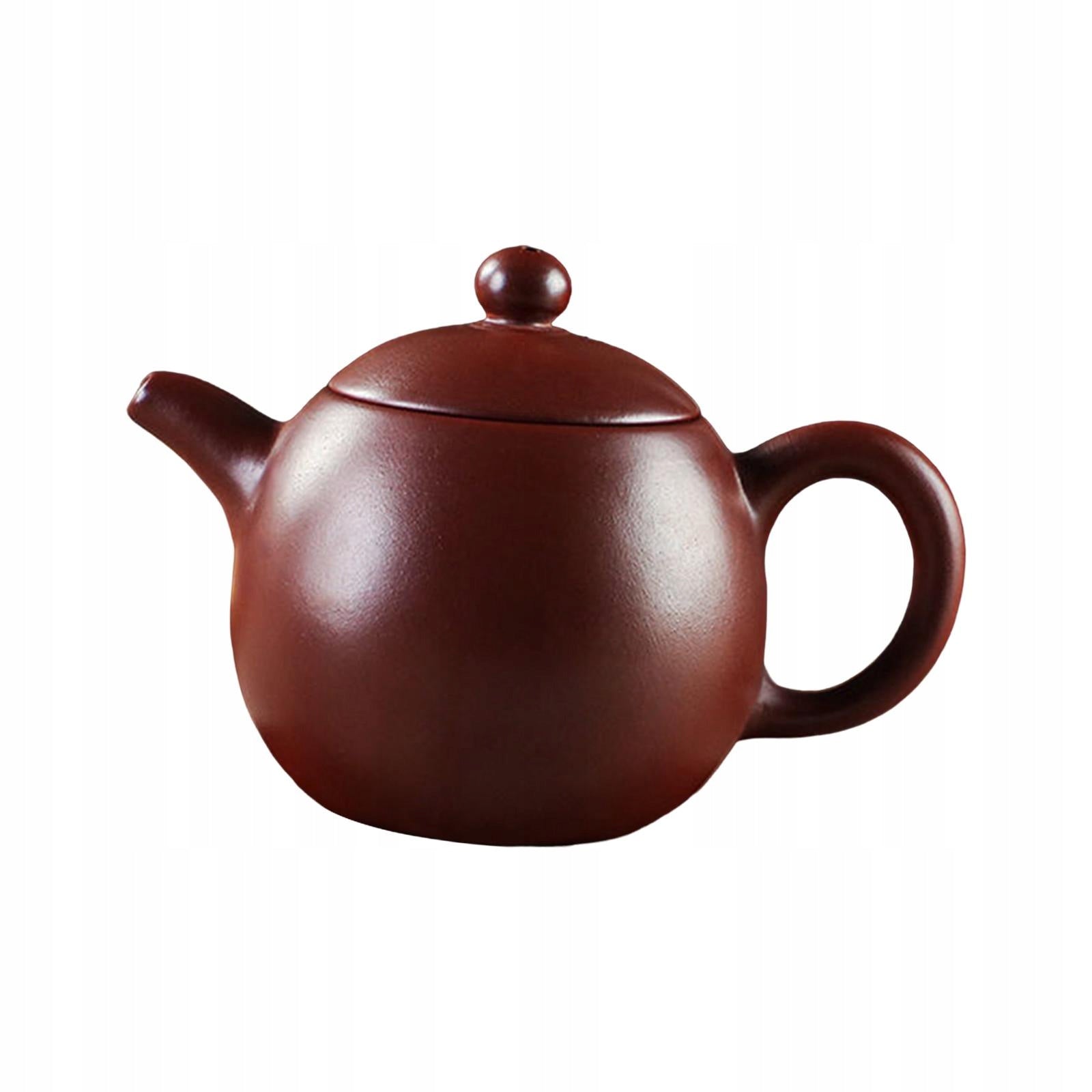 Purple Clay Teapot with Cover Redware Ceramic Tea Pot for Kitchen Style E Brand no brand