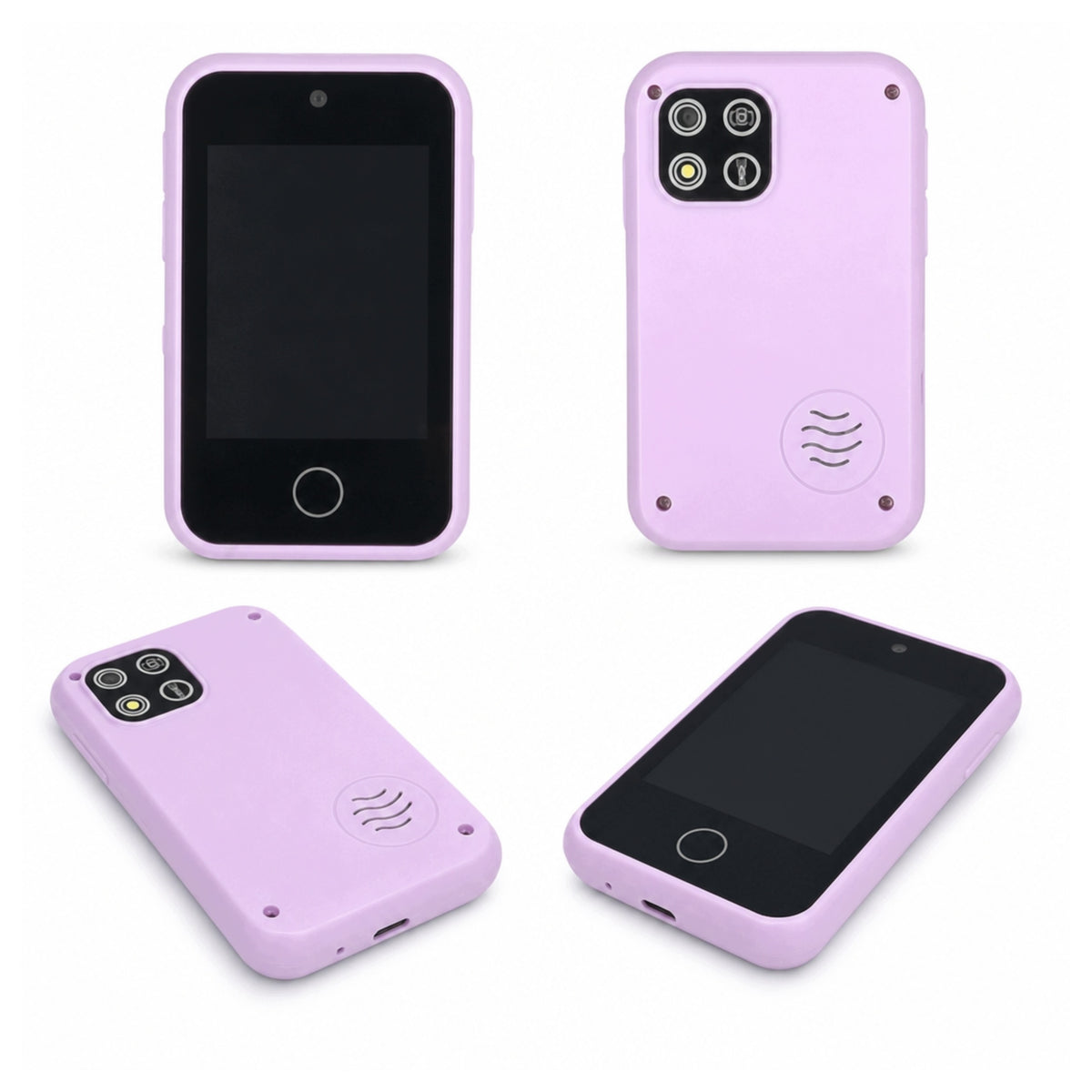 Purple Kids Smartphone With Camera And 8gb Educational Memory Packaging status original