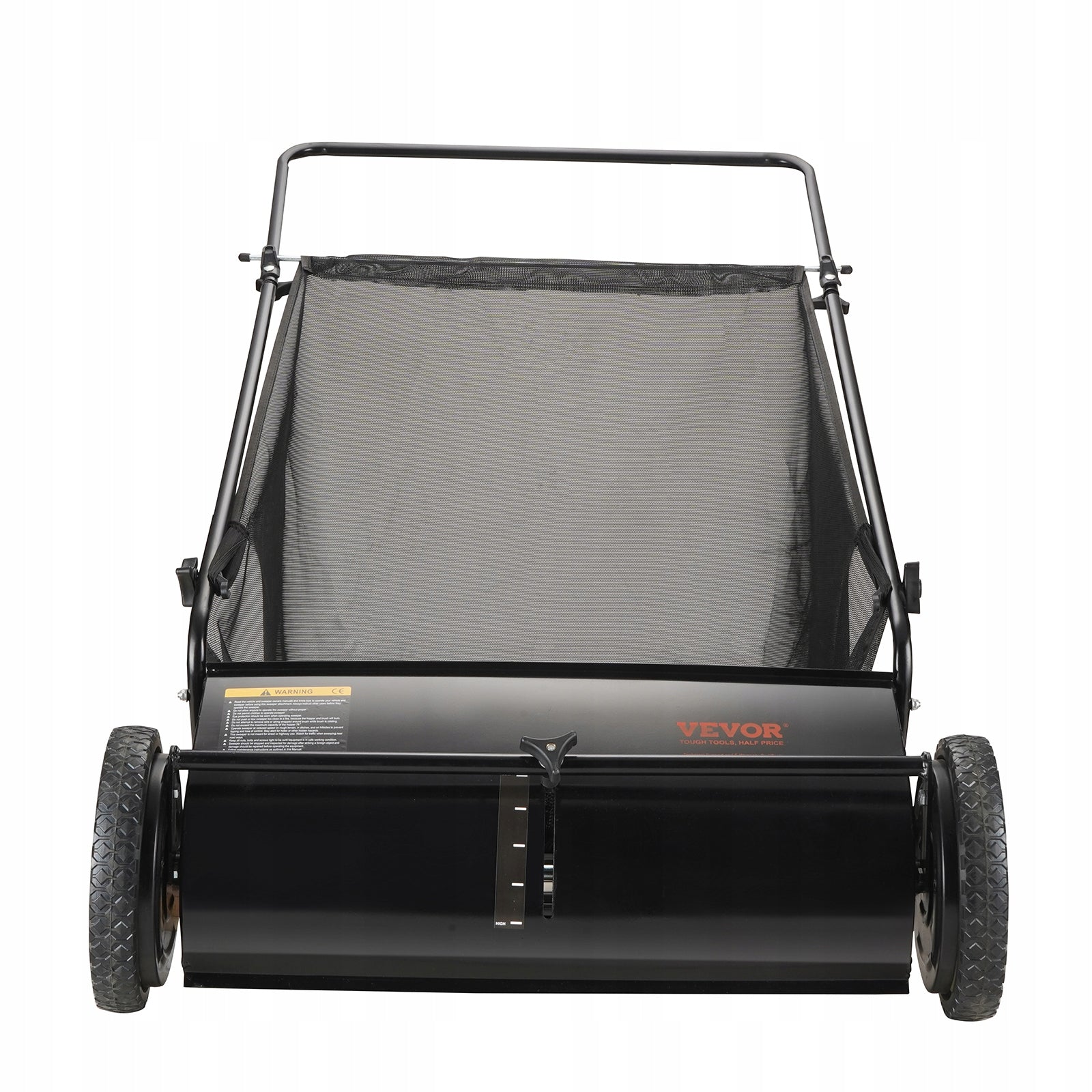 Push Lawn Sweeper 26-inch Leaf Grass Collector 7 cu. ft. 4 Brushes Steel EAN (GTIN) 840349912103