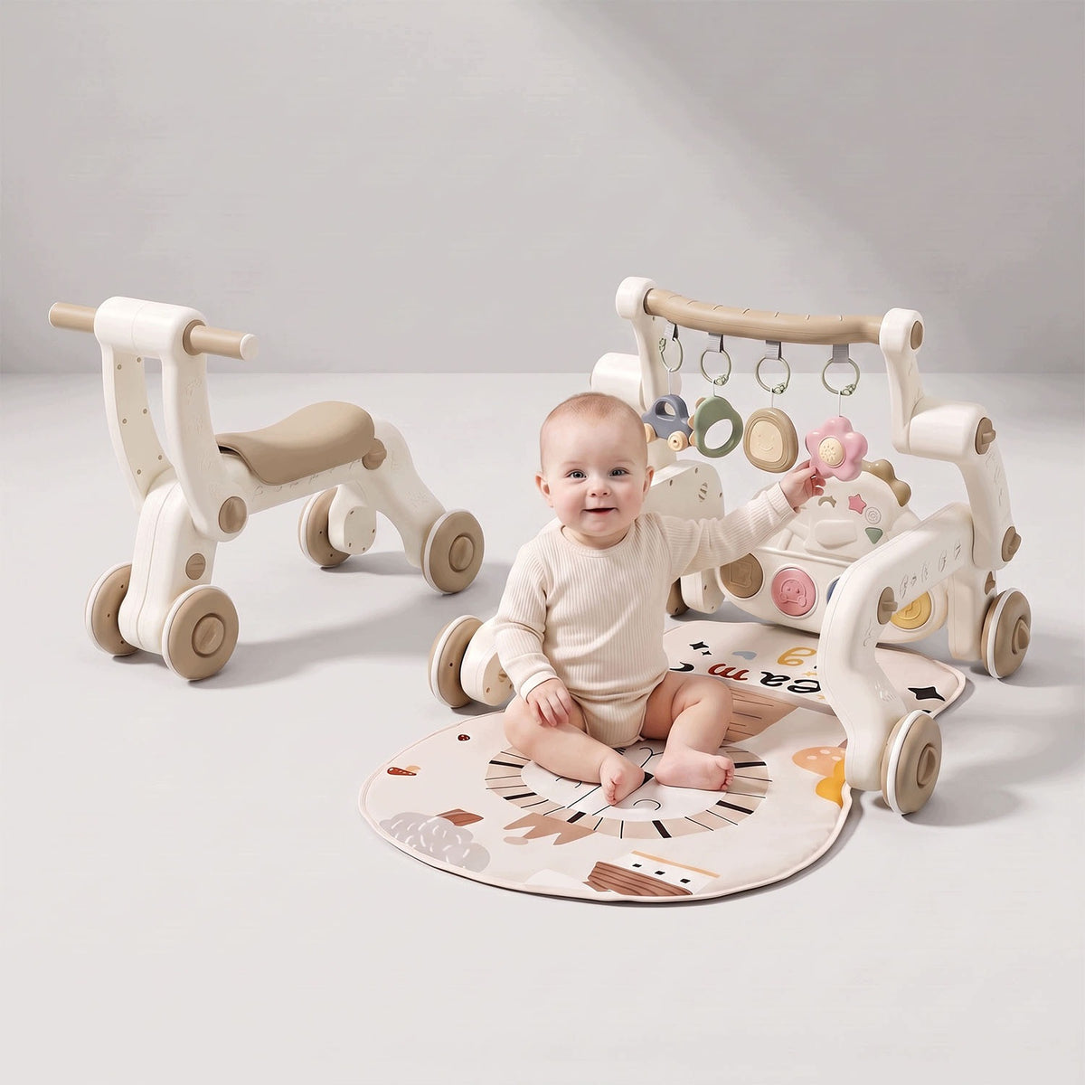 Pusher Bicycle Educational Mat BabyGym Multifunctional Baby Toy Y7 Brand KiddyMoon