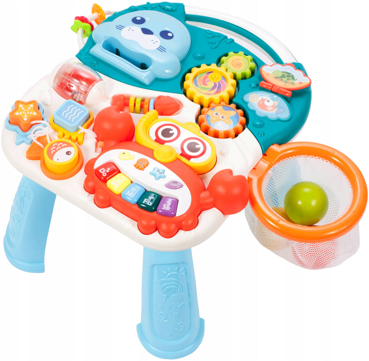 Pusher Educational Ride-On Walker Panel Basketball Set 5in1 for Child Packaging status original