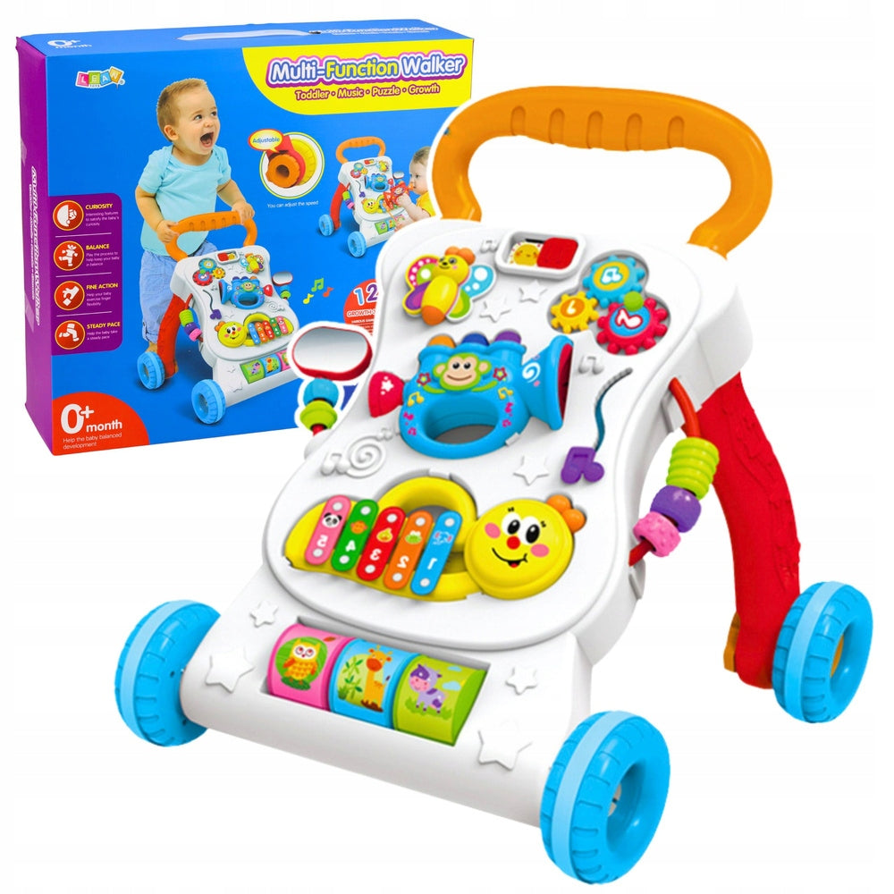 Pusher Walker Educational Interactive Music Panel 3in1 Sounds