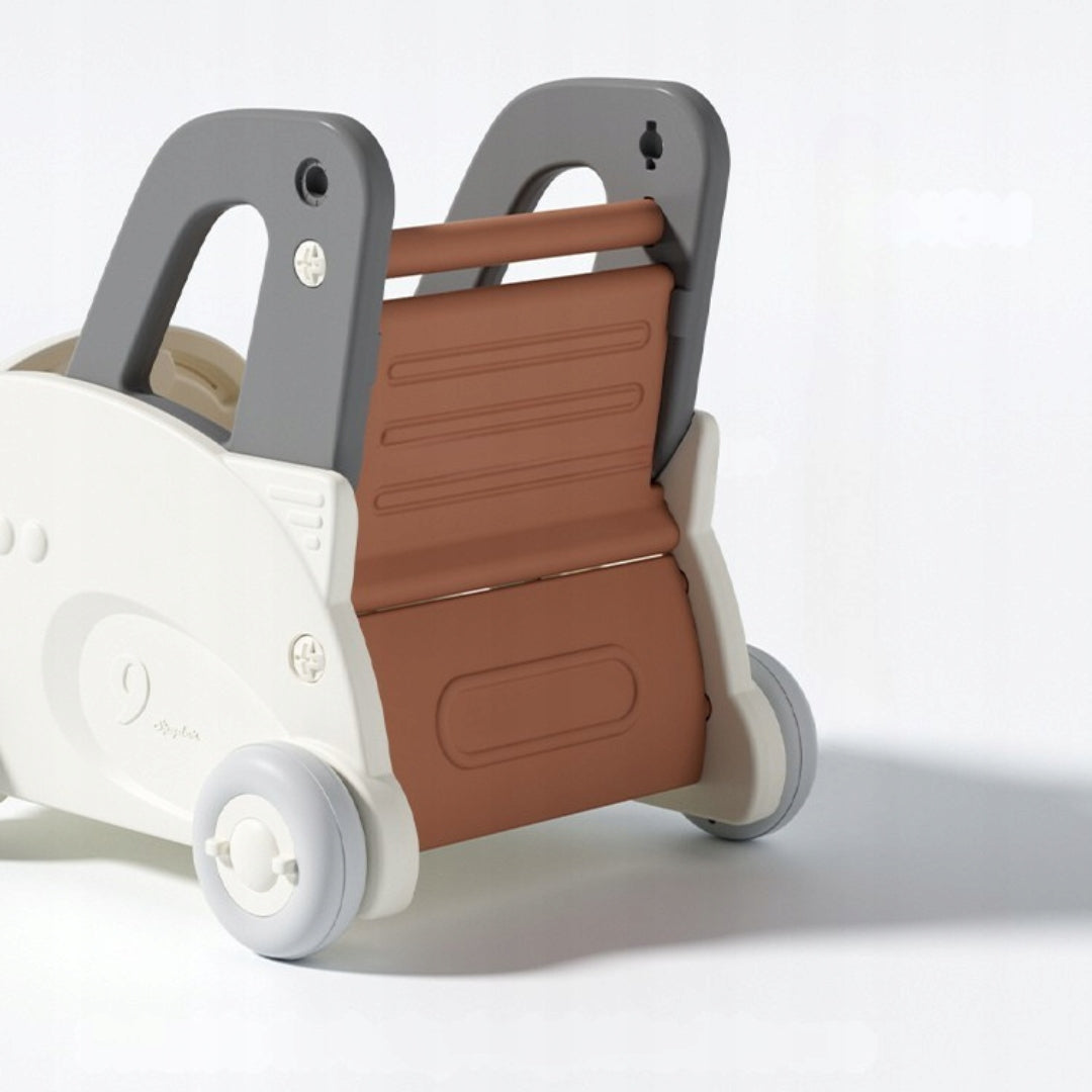 Pusher car baby walker 2in1 with adjustable wheels grey MICCOO Manufacturer code PCHACZ-CAR-GREY