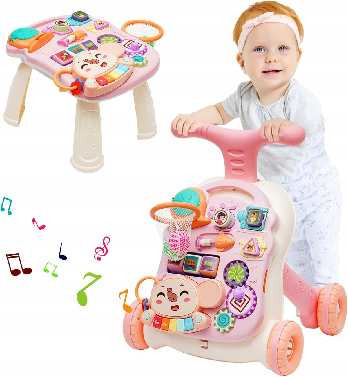 Pusher rider help in learning to walk for children table 2 in 1 6 months +