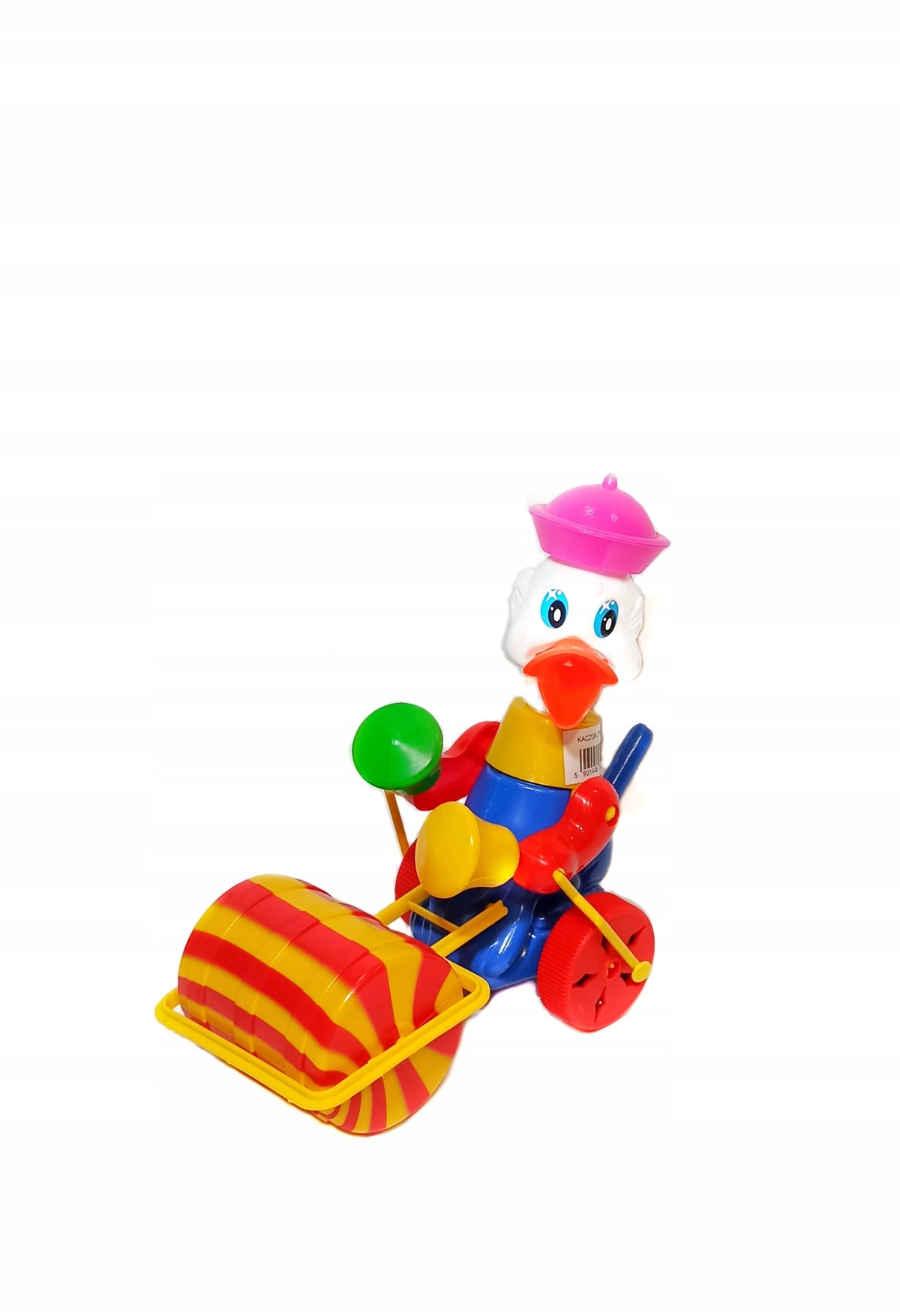 Pushing toy Duck with roller, pusher Duck with roller EAN (GTIN) 5901448340084