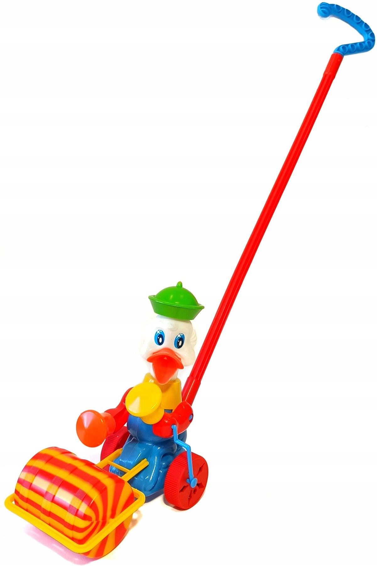 Pushing toy Duck with roller, pusher for toddler Duck with roller