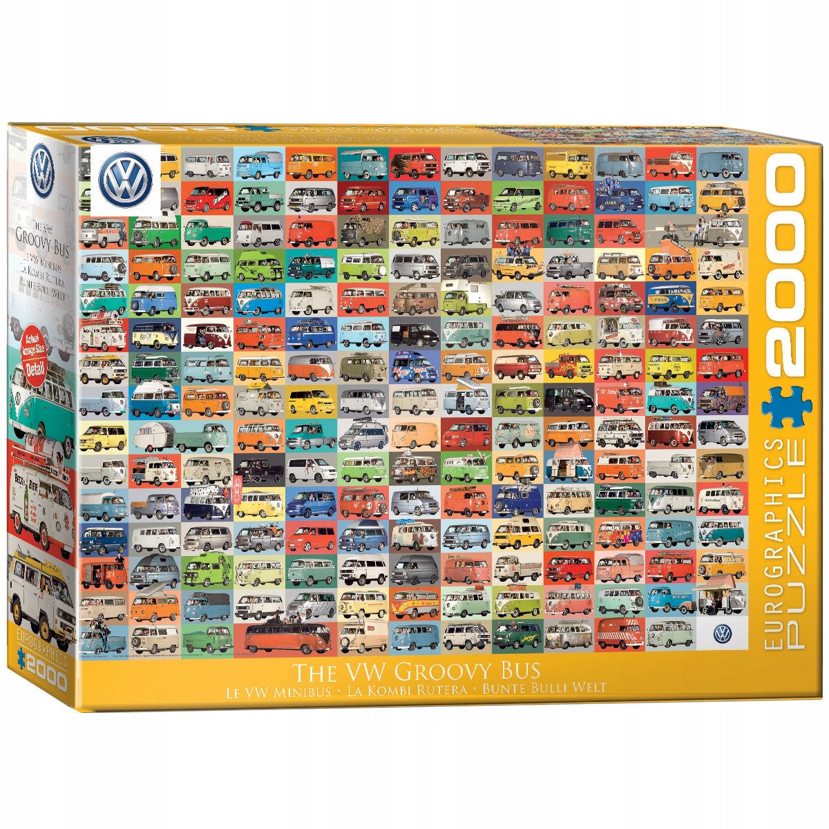 Puzzle 2000 Pieces: VW Groovy Bus (8220-0783)