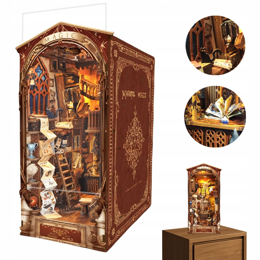 Puzzle 3D Folding Model Diy Set Magic Miniature Creative For Shelf Packaging status original