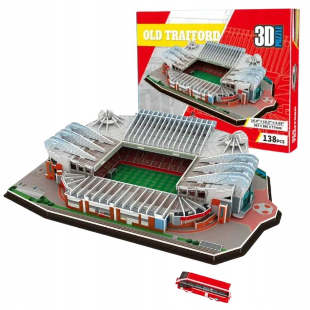 Puzzle 3D Stadium Old Trafford Manchester United 138el set for kids Manufacturer code QC20604